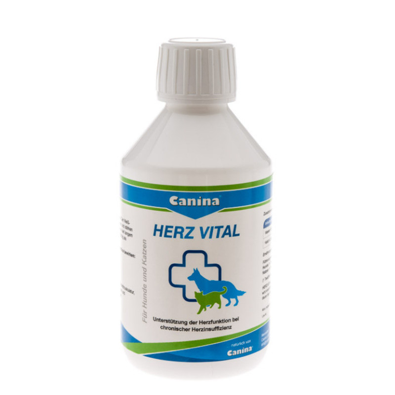 Жидкость Canina Herz-Vital -правильная работа сердца для кошек и собак