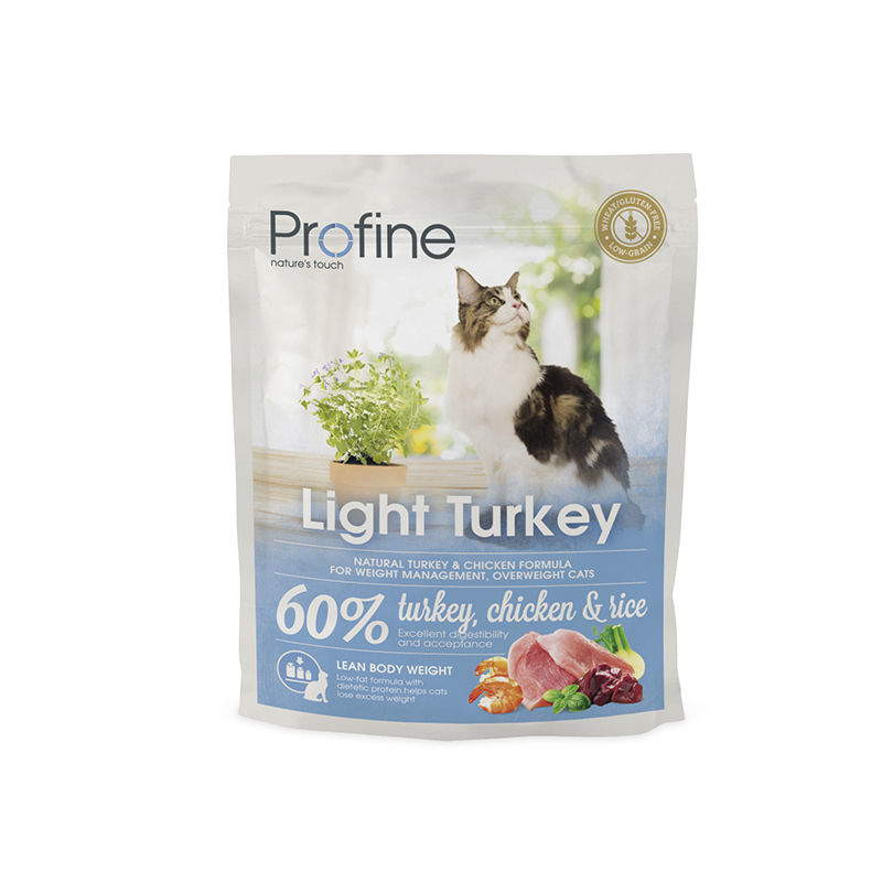 Profine (Профайн) Cat Light - Сухой корм с индейкой для контроля веса котов и кошек