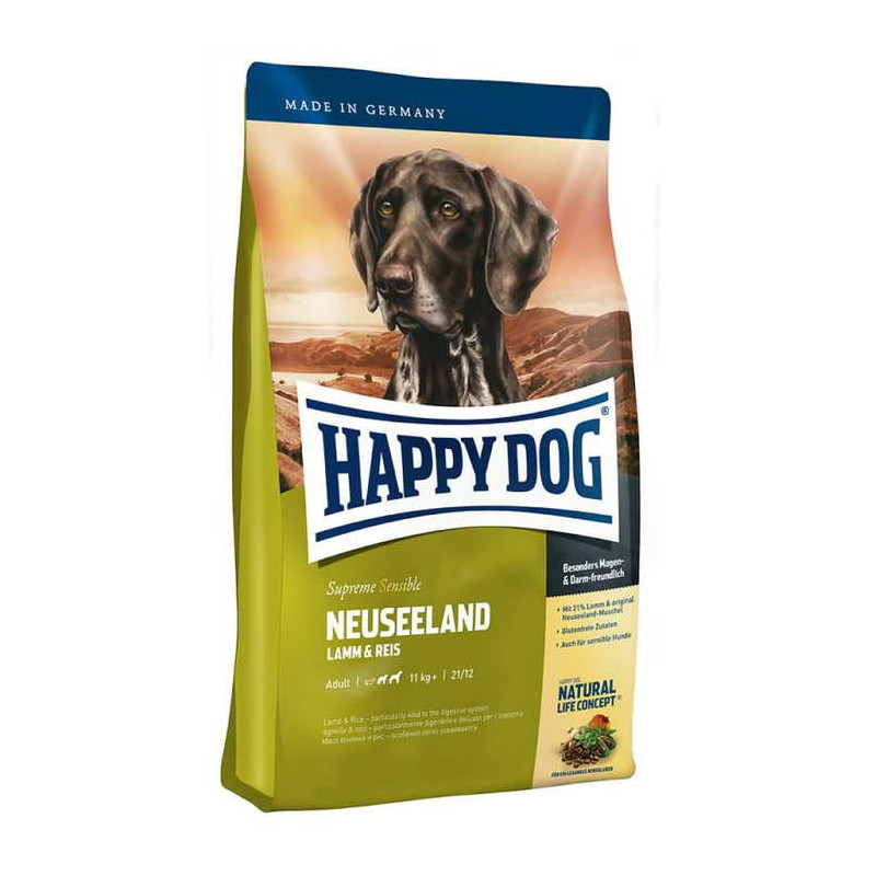 Happy Dog (Хеппи Дог) Supreme Sensible Neuseeland - Сухой гипоаллергенный корм для взрослых собак с ягнёнком