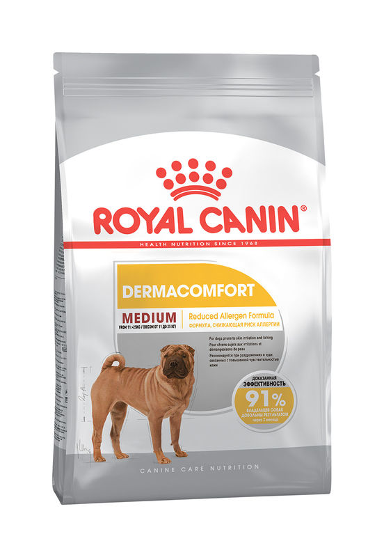 Royal Canin (Роял Канин) Medium Dermacomfort - Сухой корм для собак средних пород с чувствительной кожей
