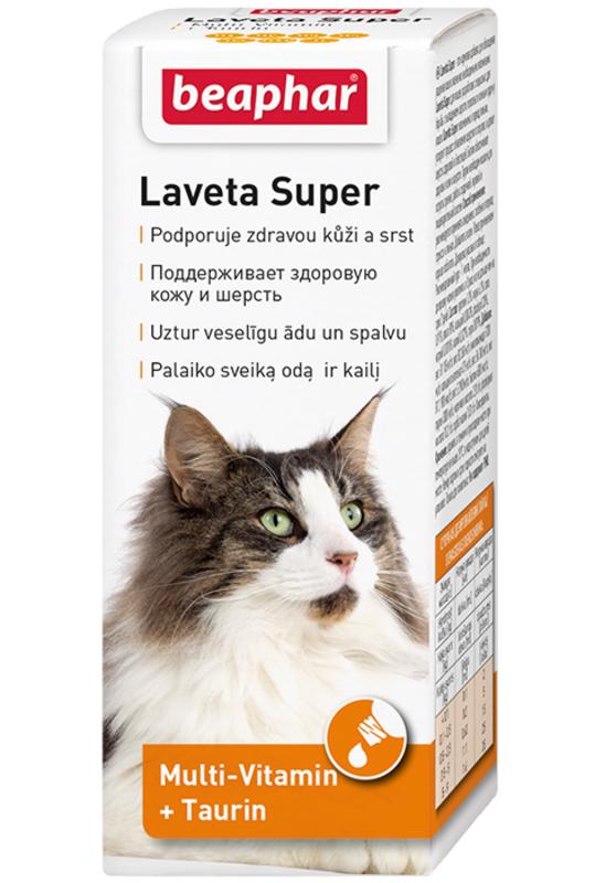 Beaphar (Биафар) Laveta Super - Жидкая витаминная добавка для котов при проблемах с шерстью