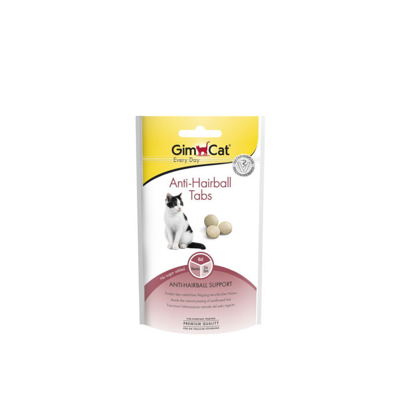 GimCat (ДжимКэт) Every Day Anti-Hairball Tabs - Таблетки для кошек "Для выведения шерсти"