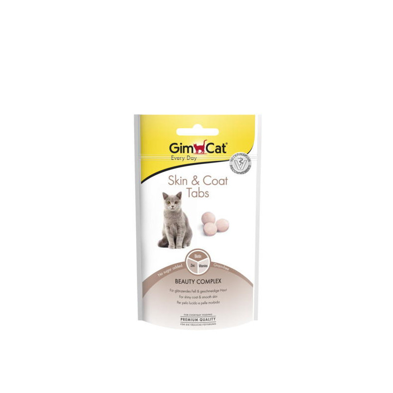 GimCat (ДжимКэт) Every Day Skin&Coat - Таблетки для кошек "Кожа и Шерсть"