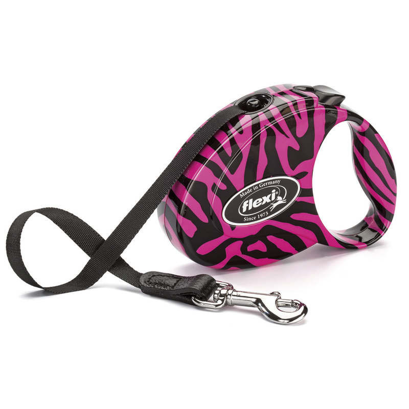 Flexi (Флекси) Fashion Ladies M - Поводок-рулетка для собак средних пород, лента (5 м, до 25 кг)